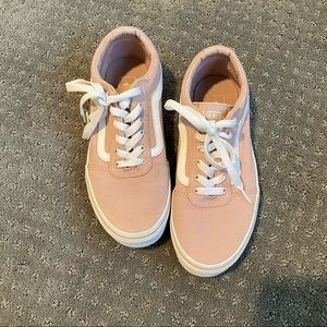 SOLD - Vans Ward Kids' Skate Shoes, Blush Pink, Size 4